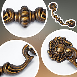 Alloy Pull Drop Handles&nbsp;FIND-WH0148-254