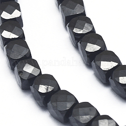 Natural Black Spinel Beads Strands&nbsp;G-D0003-B08