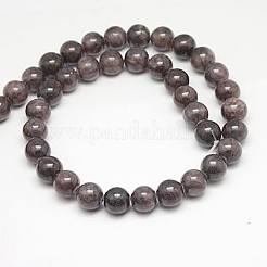 Natural Yellow Jade Beads Strands&nbsp;G-G598-6mm-YXS-14