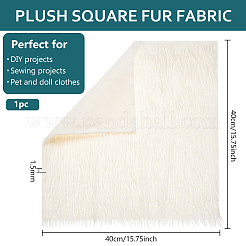 Super Soft Imitation Rabbit Plush Polyester Fabric&nbsp;DIY-WH0032-91D