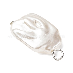 ABS Plastic Imitation Pearl Pendants&nbsp;PALLOY-JF04415-01