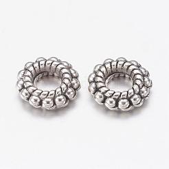 Tibetan Style Alloy Beads&nbsp;X-TIBEB-A12-3597-AS-LF