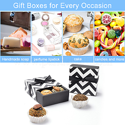 Square Folding Cardboard Small Cake Drawer Box&nbsp;CON-WH0084-49A