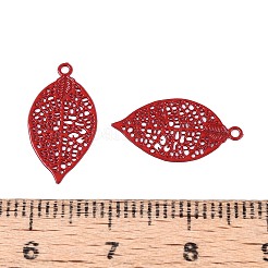 Spray Painted Hollow 430 Stainless Steel Pendants&nbsp;STAS-N121-07A