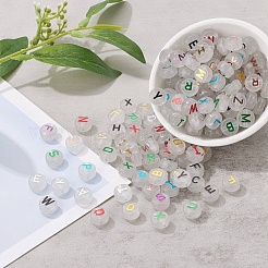 150Pcs Luminous Acrylic Beads&nbsp;LACR-YW0001-02