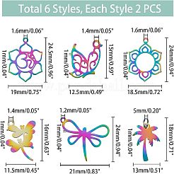 201 Stainless Steel Pendants&nbsp;STAS-UN0012-87