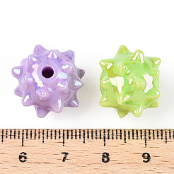 UV Plating Opaque Acrylic Beads&nbsp;SACR-T017-04