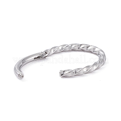 Non-Tarnish Twisted Ring Hoop Earrings for Girl Women&nbsp;STAS-D453-01P-03