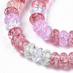 Transparent Crackle Glass Beads&nbsp;X-GLAA-S192-003