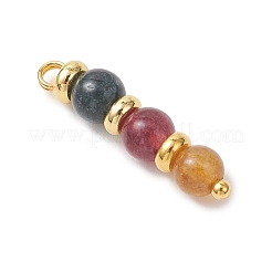 Dyed Natural Green Jade Imitation Tourmaline Pendants&nbsp;PALLOY-JF05067