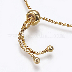 Adjustable Brass Bolo Bracelets&nbsp;BJEW-G593-11G-B