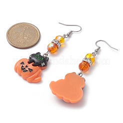 Halloween Theme Resin Dangle Earrings&nbsp;EJEW-JE05287