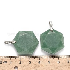 Natural Green Aventurine Pendants&nbsp;G-E487-95E