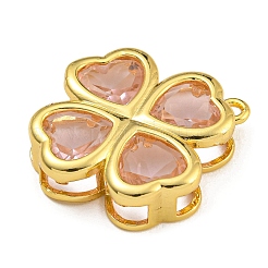 Rack Plating Brass Glass Pendants&nbsp;KK-U035-13G