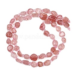 Natural Strawberry Quartz Beads Strands&nbsp;GG-CBA3A44-C01-01