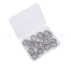 Tibetan Style Alloy Bead Frames&nbsp;TIBEB-TA0001-05