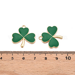 Rack Plating Alloy Enamel Pendants&nbsp;ENAM-N056-353G