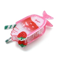 PVC Plastic Claw Hair Clips for Women Girl&nbsp;OHAR-D001-07B