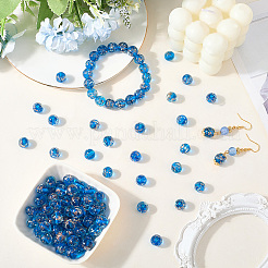 3 Strands Handmade Gold Sand Lampwork Beads Strands&nbsp;LAMP-PA0001-18B