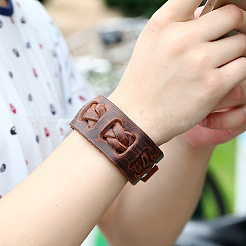 Cowhide Cord Bracelets&nbsp;FS-WG9DFB6-02