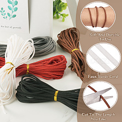 50 Yards 5 Colors Flat Faux Suede Cord&nbsp;LW-TA0001-03