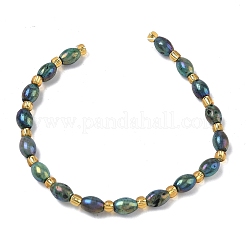Electroplated Natural Druzy Geode Crystal Beads Strands&nbsp;G-G459-03B-11