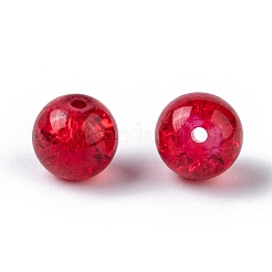 Transparent Crackle Glass Beads&nbsp;CCG-R001-10mm-M
