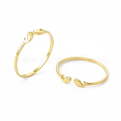 Ion Plating(IP) 304 Stainless Steel Cuff Ring for Women&nbsp;RJEW-C060-03G