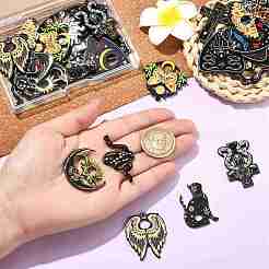 30Pcs 15 Styles Opaque Printed Acrylic Pendants&nbsp;OACR-CJ0002-43