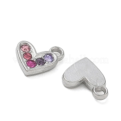 304 Stainless Steel Rhinestone Pendants&nbsp;SA-CBA49D2-09P