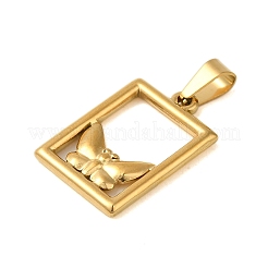 Ion Plating(IP) 304 Stainless Steel Pendants&nbsp;STAS-C103-17B-G