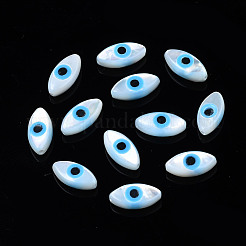 Natural White Shell Mother of Pearl Shell Beads&nbsp;SSHEL-N034-56E-01