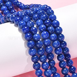 Natural Mashan Jade Round Beads Strands&nbsp;G-D263-6mm-XS08