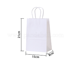 Pure Color Kraft Paper Bags&nbsp;AJEW-CJ0001-09A