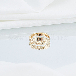 1Pc Flower Brass Finger Rings for Women&nbsp;RJEW-LP0010-04