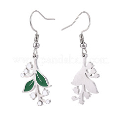 304 Stainless Steel Dangle Earrings&nbsp;EJEW-N064-03P