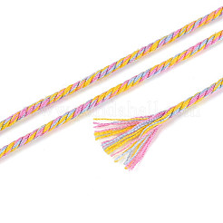22M Rainbow Color Macrame Cotton Cord&nbsp;OCOR-T017-07M