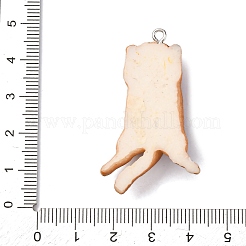 Opaque Resin Pendants&nbsp;CRES-D309-03P-C