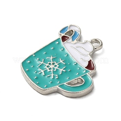 Winter Theme Alloy Enamel Pendants&nbsp;ENAM-M002-05O-P
