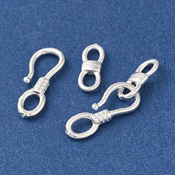 Brass S-Hook Clasps&nbsp;KK-H502-09S