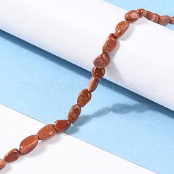 Synthetic Goldstone Beads Strands&nbsp;G-G018-14A