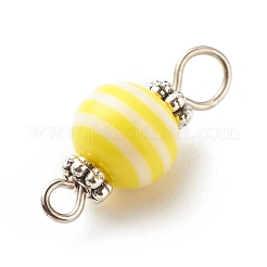 Stripe Resin Connector Charms&nbsp;PALLOY-JF01797-01