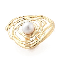 Round Alloy Adjustable Rings for Women&nbsp;LS-RJEW-B108-04KCG