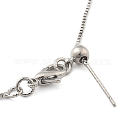 Stainless Steel Box Chain Bracelets for Men Women&nbsp;BJEW-G736-10P