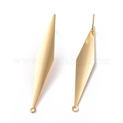 201 Stainless Steel Stud Earring Findings&nbsp;X-STAS-K241-27G