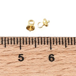 Brass Cup Pearl Peg Bails Pin Pendants&nbsp;KK-C258-11G