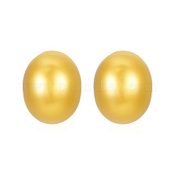 Stylish 304 Stainless Steel Oval Stud Earrings&nbsp;XB7886