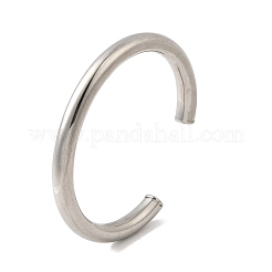 304 Stainless Steel Cuff Bangles for Men Women&nbsp;LS-BJEW-Q042-06P