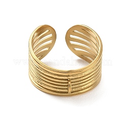 304 Stainless Steel Cuff Open Ring Setting&nbsp;SA-CBA37BC-10G