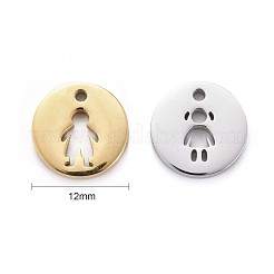 304 Stainless Steel Charms&nbsp;STAS-LS0001-22